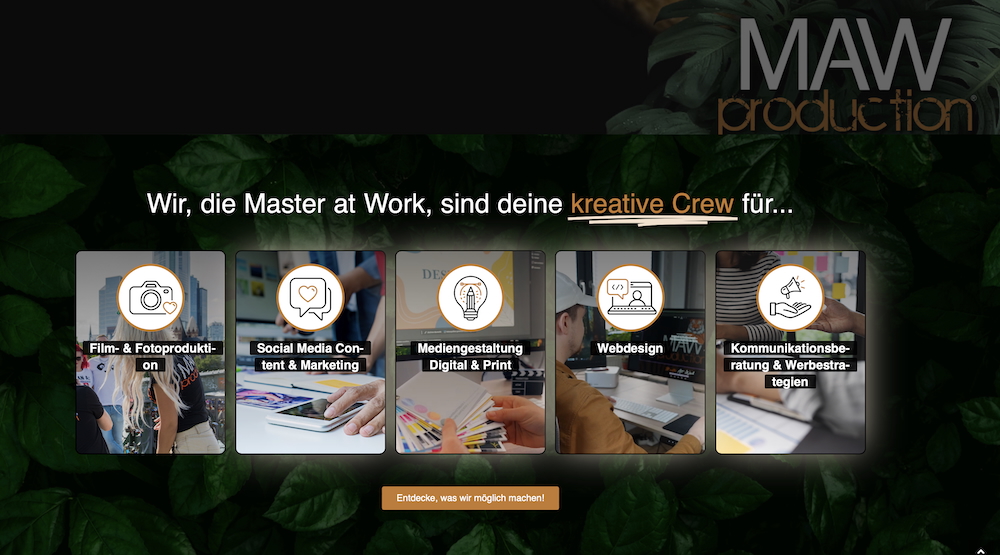 MAW production – Master At Work