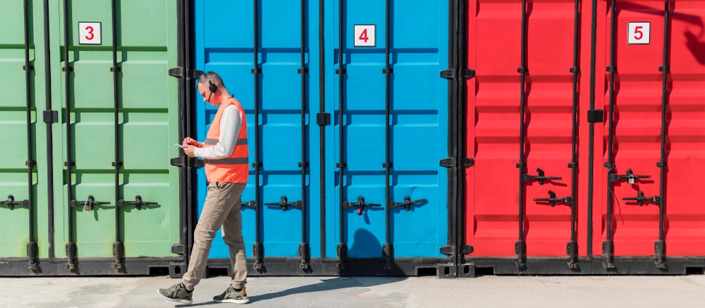 Lagercontainer für Umzug oder Ausbau