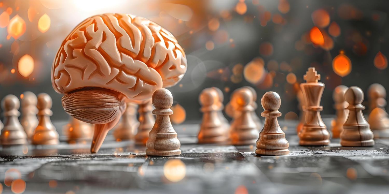 Das spielen von Schach unterstützt das Gedächtnistraining und ist ein beliebtes Gehirnjogging-Spiel