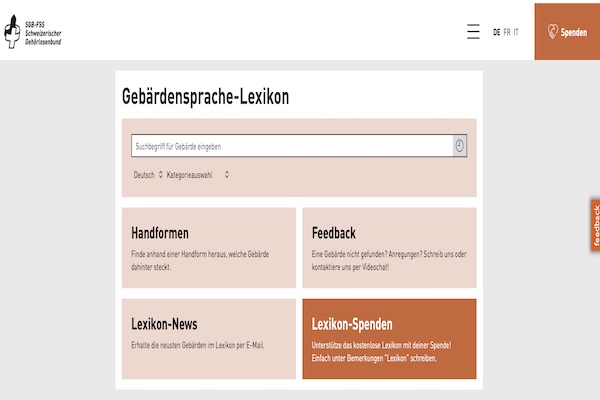 Schweizerischer Gehörlosenbund SGB-FSS