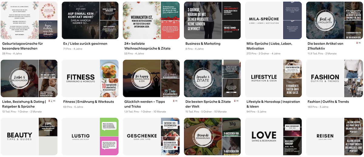 MILA Magazin auf Pinterest