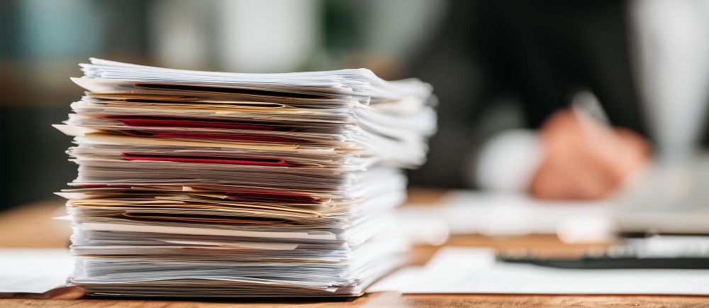 Papierkram Erledigen