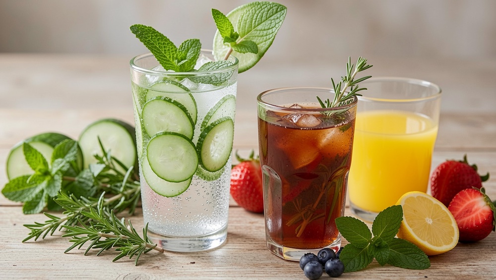 Alternativen Getränke zu Softdrinks