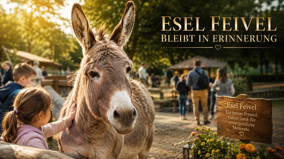 Tierpark Fulda: WirGarten trauert um Esel Feivel