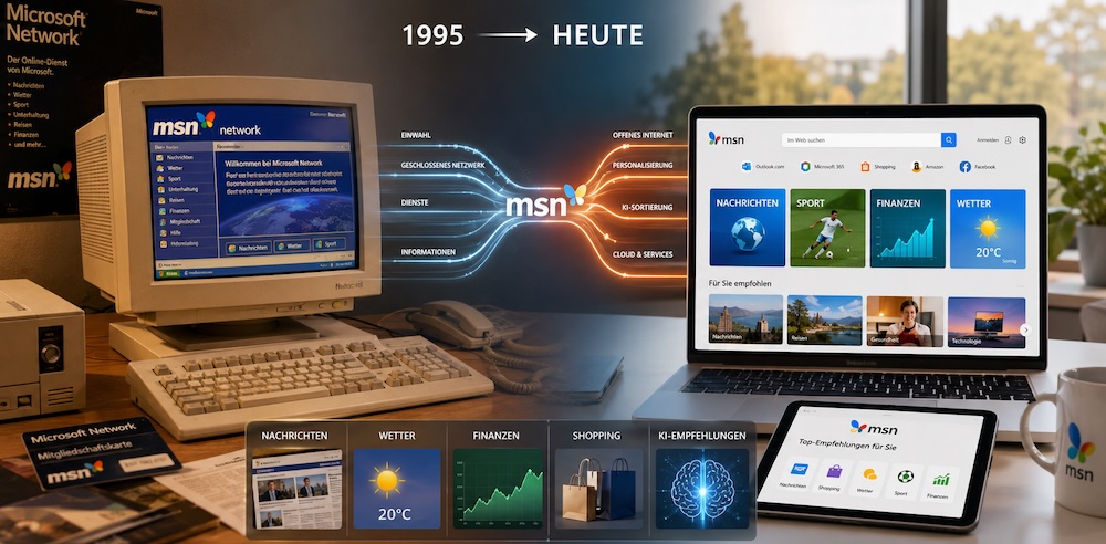 Das Microsoft Netzwerk heute