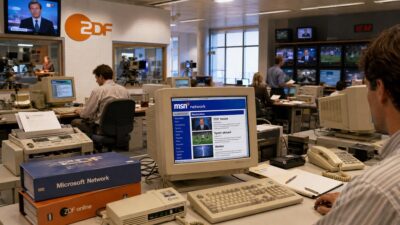 ZDF und MSN/Microsoft: Die Zusammenarbeit in den neunziger Jahren