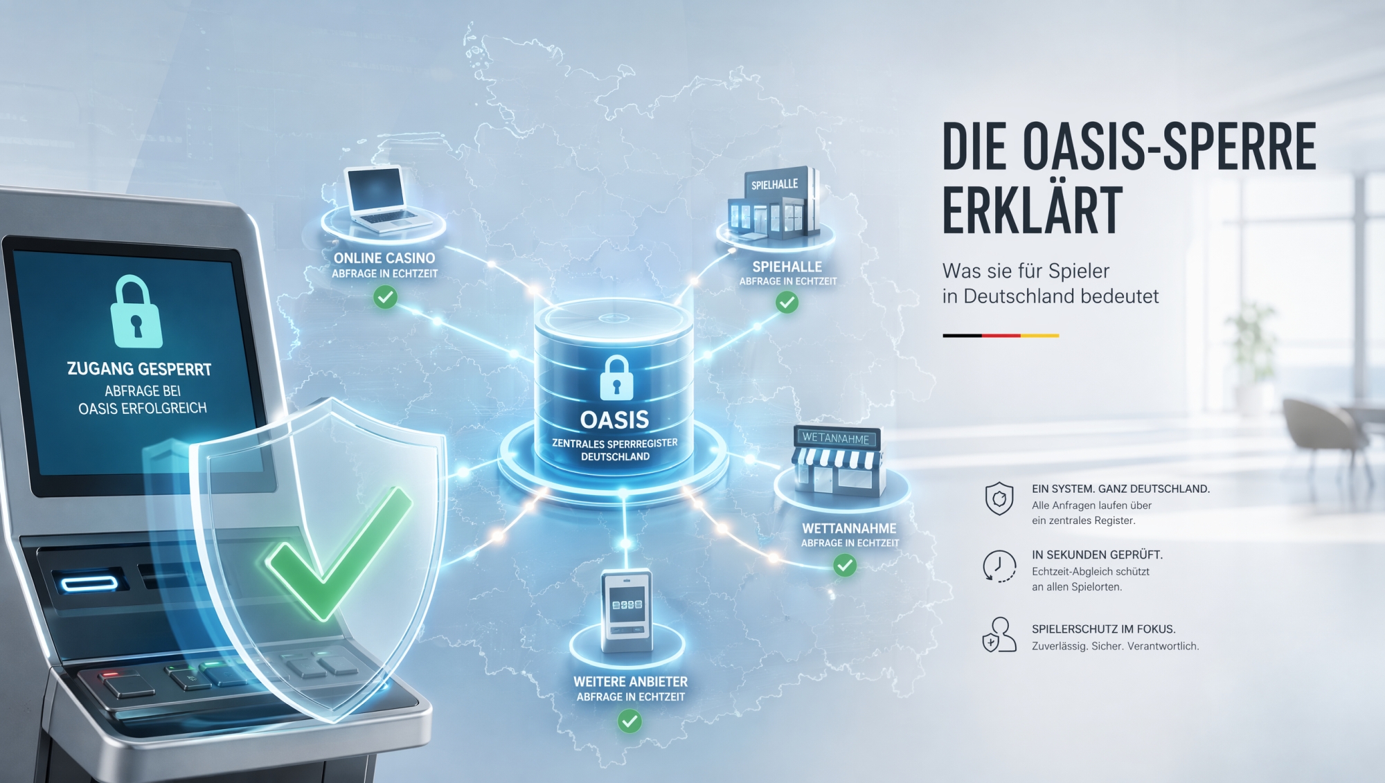 OASIS-Sperre erklärt: Was sie für Spieler in Deutschland bedeutet