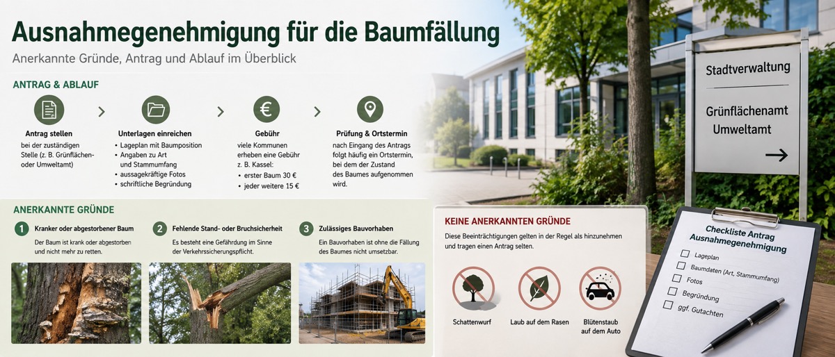 Die Ausnahmegenehmigung und die anerkannten Gründe