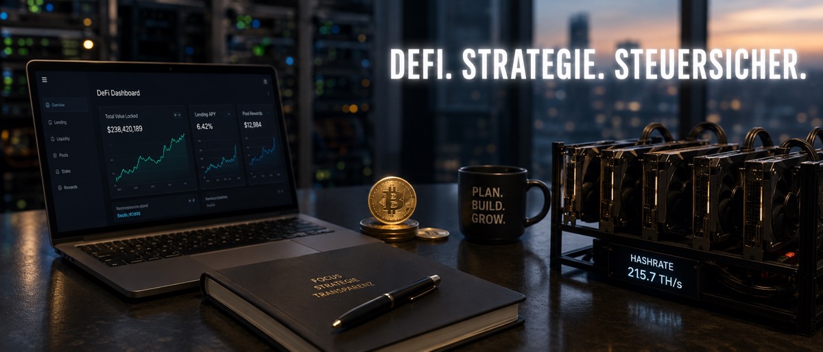 Lending, Liquidity Mining und der Schritt ins Gewerbe