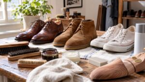 Schuhe pflegen: Leder, Rauleder, Textil