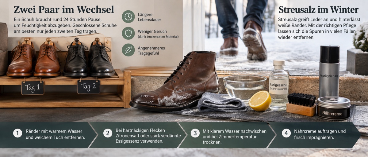 Wechselrhythmus im Alltag und Streusalz im Winter